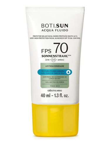 Acqua Fluido Protector Solar Diario Antioleosidad FPS 70 40 ml