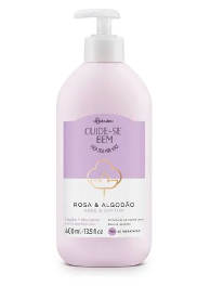 Loción Hidratante Corporal Rosa y Algodon 400 ml
